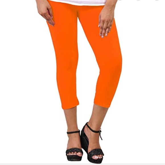 Cato Orange Capri Pants 